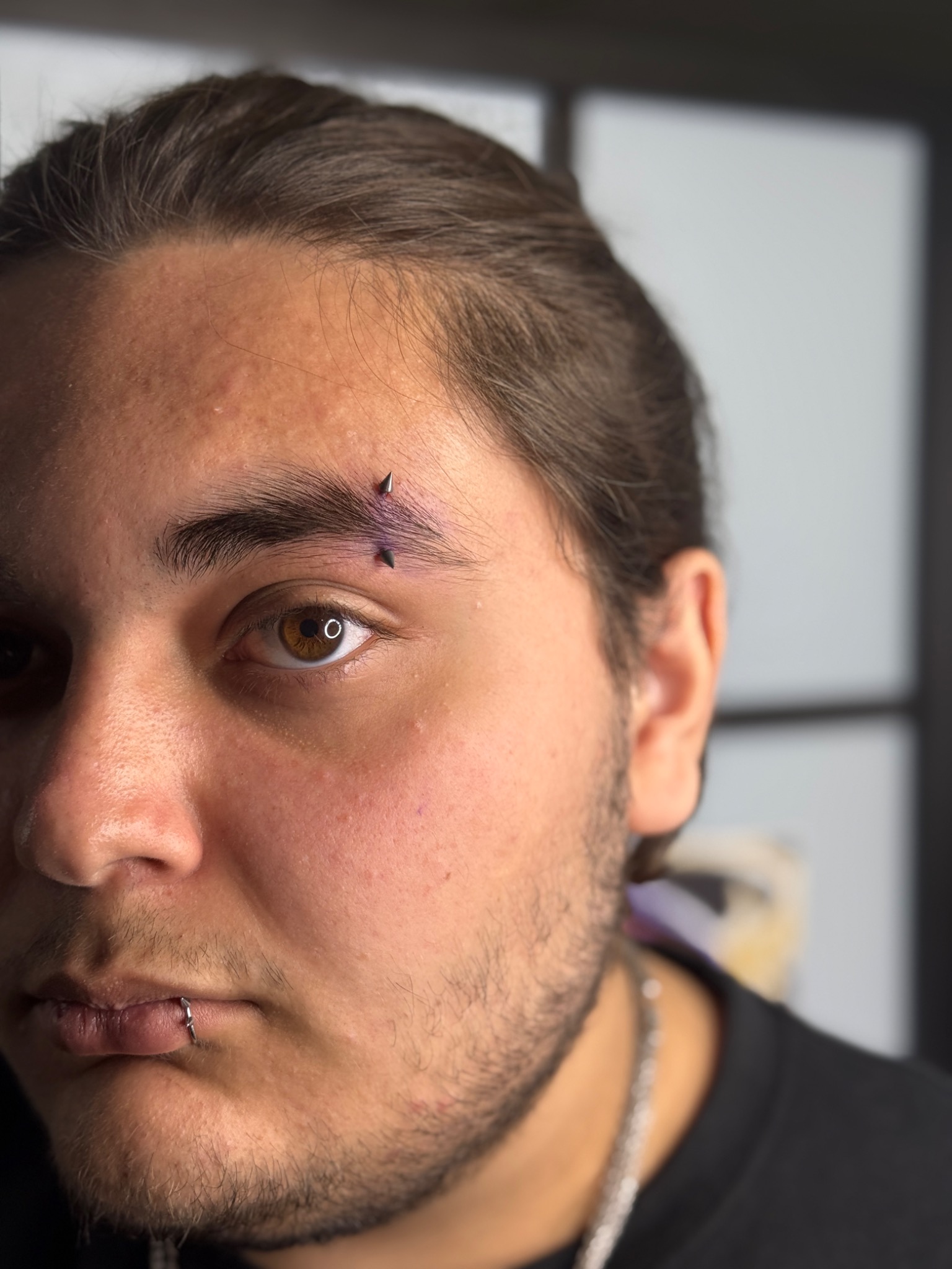 Septum Piercing Detail in Frankfurt am Main — ZIPA Tattoo Septum Piercing Detail in Frankfurt am Main — ZIPA Tattoo