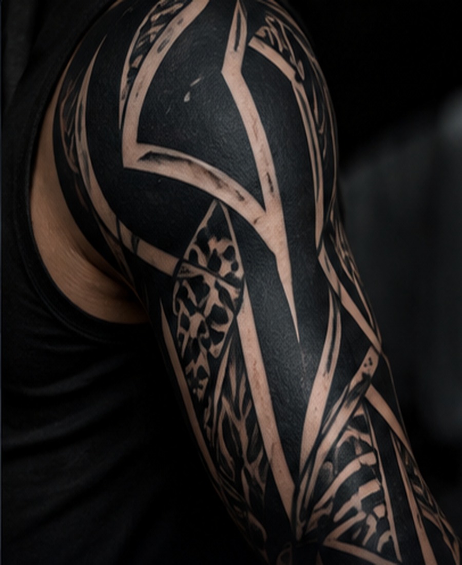 Blackwork Tattoo in Frankfurt am Main — ZIPA Tattoo Blackwork Tattoo in Frankfurt am Main — ZIPA Tattoo