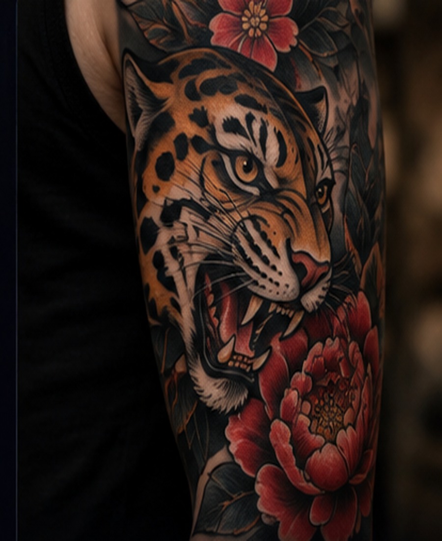 Neotraditional Tattoo in Frankfurt am Main — ZIPA Tattoo Neotraditional Tattoo in Frankfurt am Main — ZIPA Tattoo